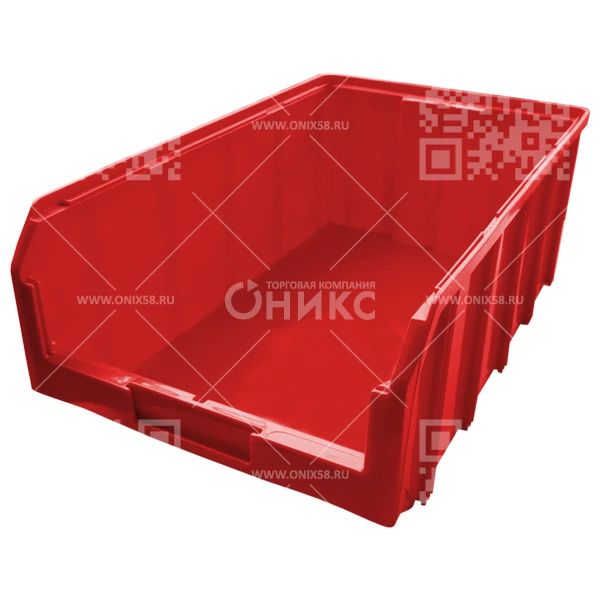 Ящик пластиковый V-4 502*305*184 красный