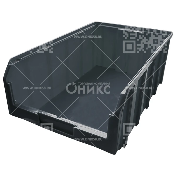 Ящик пластиковый V-4 502*305*184 серый