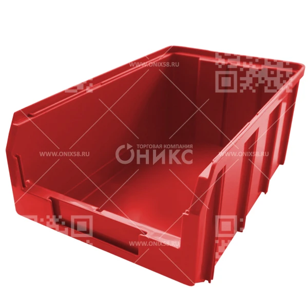 Ящик пластиковый V-3 341*207*143 красный